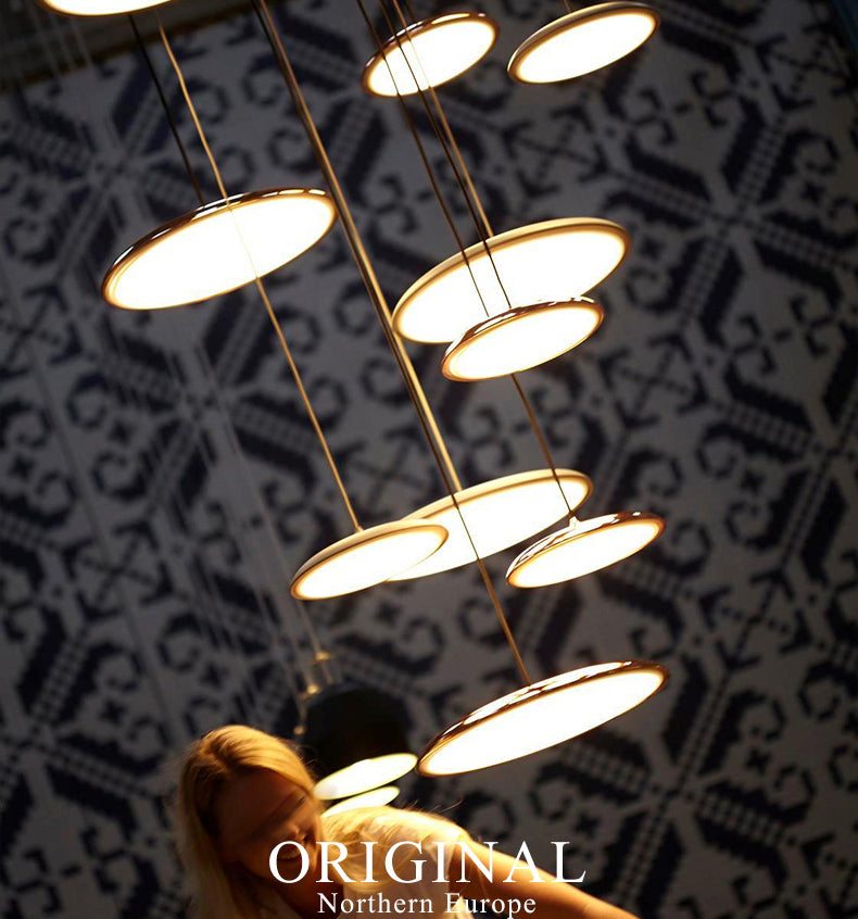 Comedor LED LED LIGHT LUCHE Simplicidad Lámpara colgante de techo con sombra de metal de disco