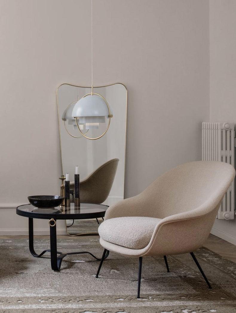 Contemporary Shaded Hanging Light Fixture Metal Living Room Ceiling Pendant Light