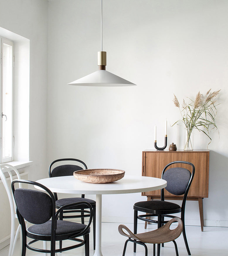 Slim Metal Modern Hanging Lamp Kit 1-Light LED Down Lighting Pendant for Dining Room