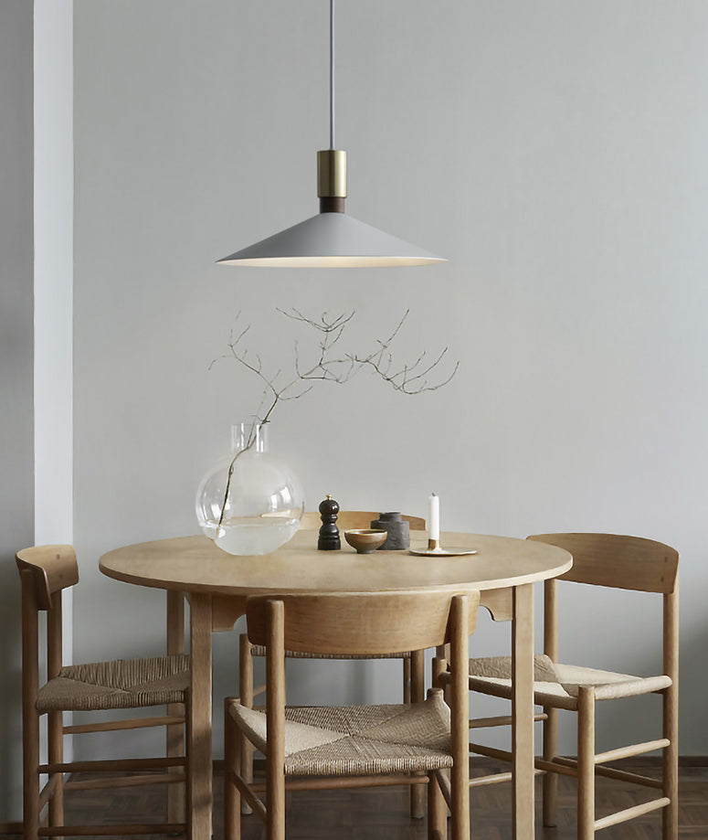 Slim Metal Modern Hanging Lamp Kit 1-Light LED Down Lighting Pendant for Dining Room