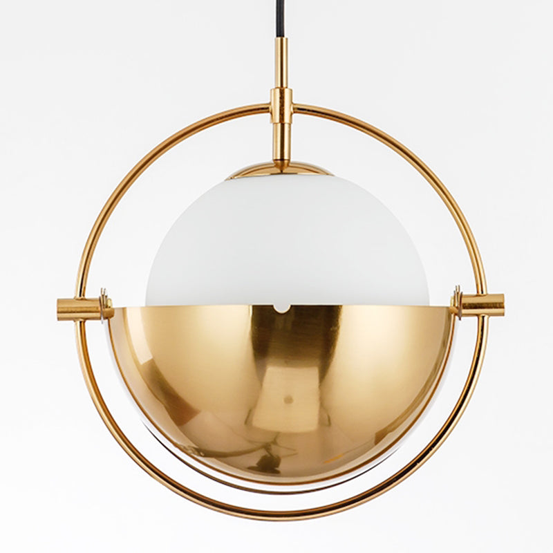 Tonalità mobili contemporanee la luce appesa 1 ciondolo sospensione in metallo leggero per camera da letto