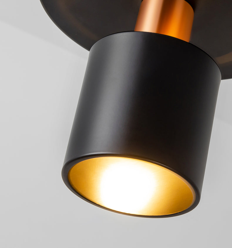 Black Metal Disco Metal Sombra colgante Ligero de hierro Moderno Iluminación para comedor para comedor