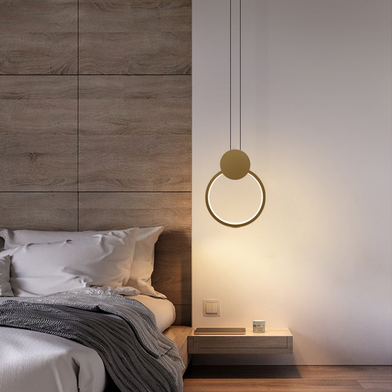 Simplicity Linear Hanging Light Kit Aluminum 1-Light Ceiling Light for Dining Room