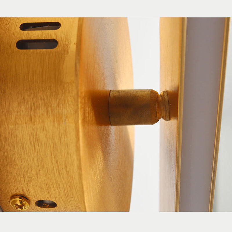 Geborsteld goud rechthoekige LED -wandlamp roteerbaar ontwerp Noordse eenvoud Aluminium SCONCE LICHT VOOR BEDBAAR