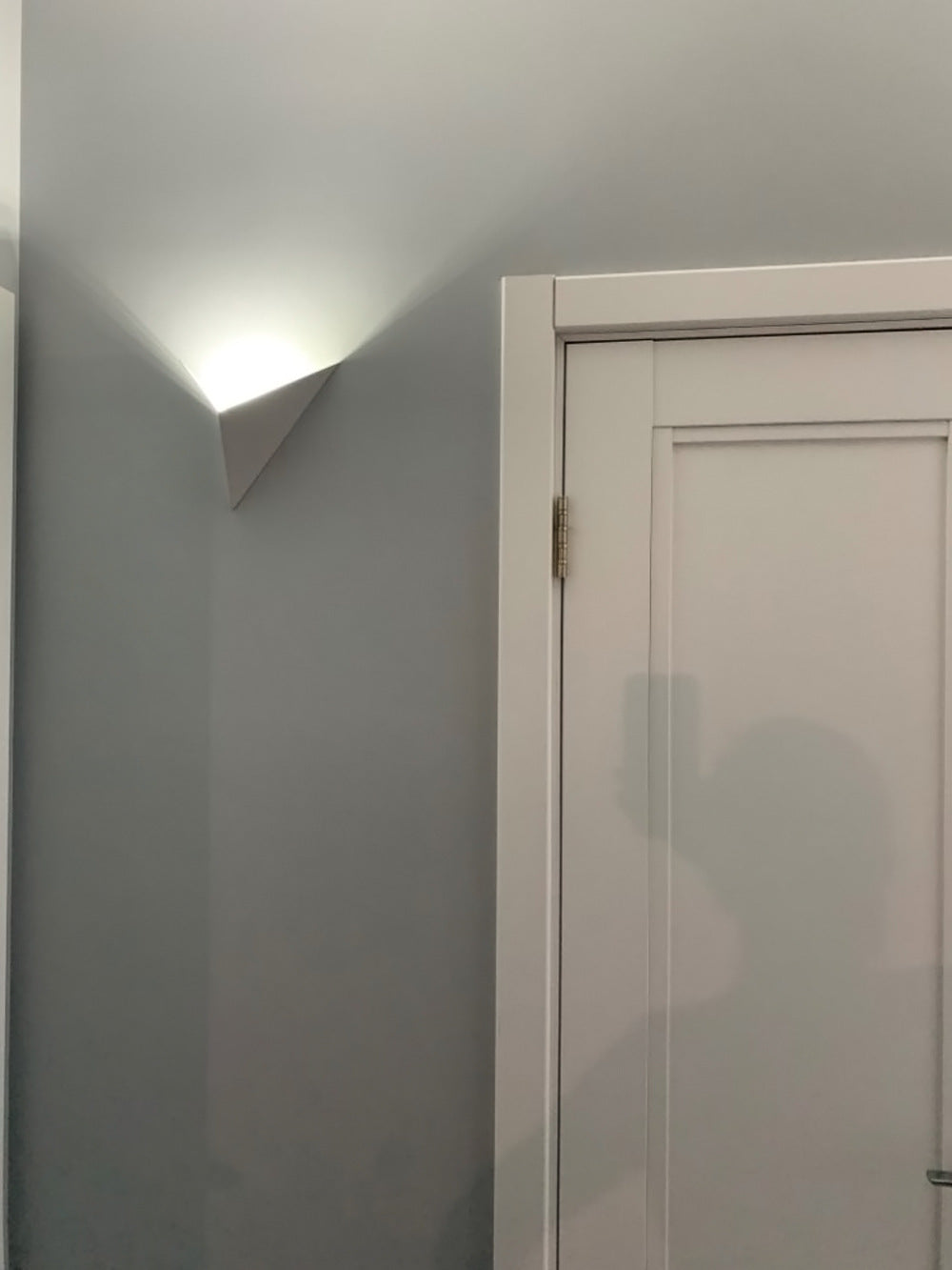 Minimalisme Metaal driehoek LED SCONCE LAMP MODERNE STIJL GEOMETRISCHE WANDELEMENT LICHT VOOR AISLE TRAPEN