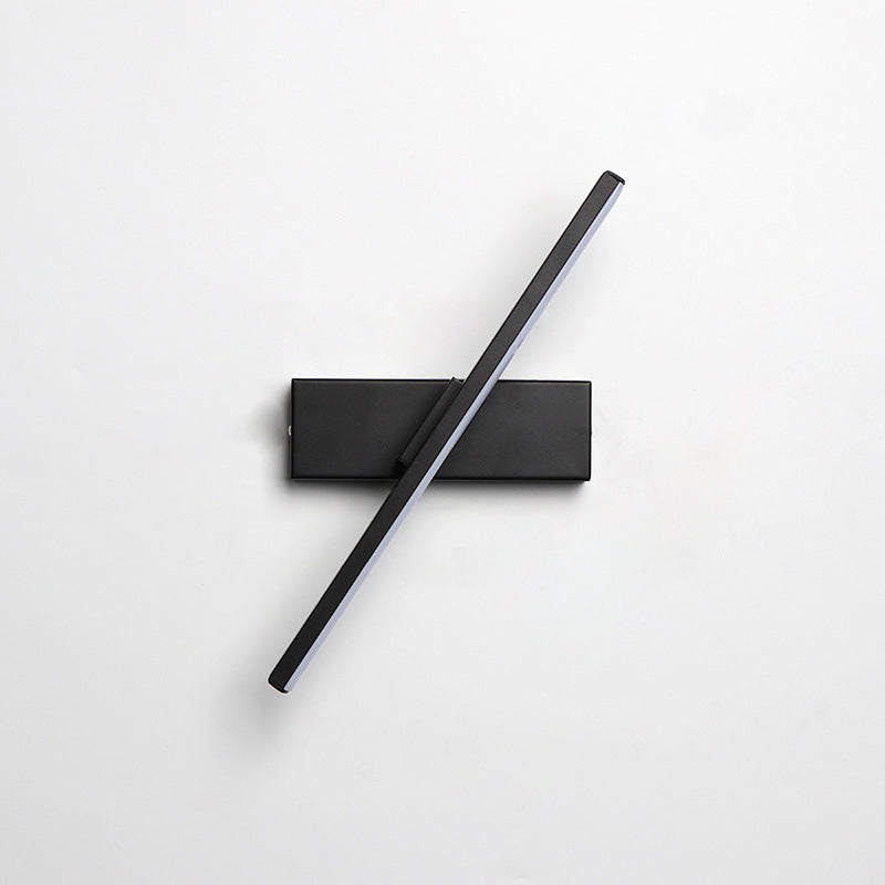 Minimalismo Lámpara de pared LED de cabecera rotativa Luces geométricas de estilo moderno de aluminio