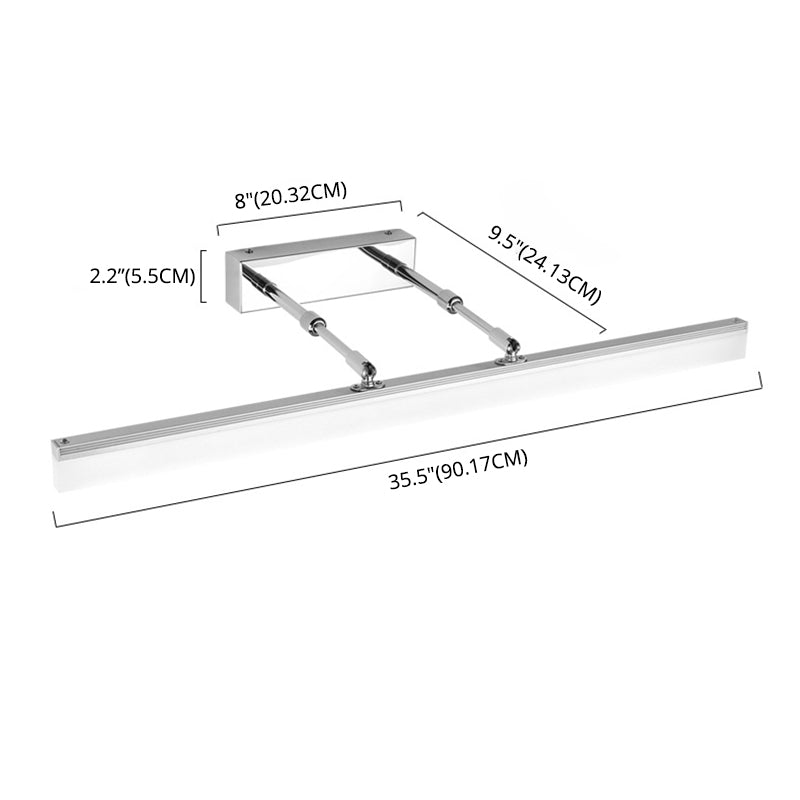 Modern Simplicity Style LED Wall Sconce Adjustable Arm Wall Light for Bathroom