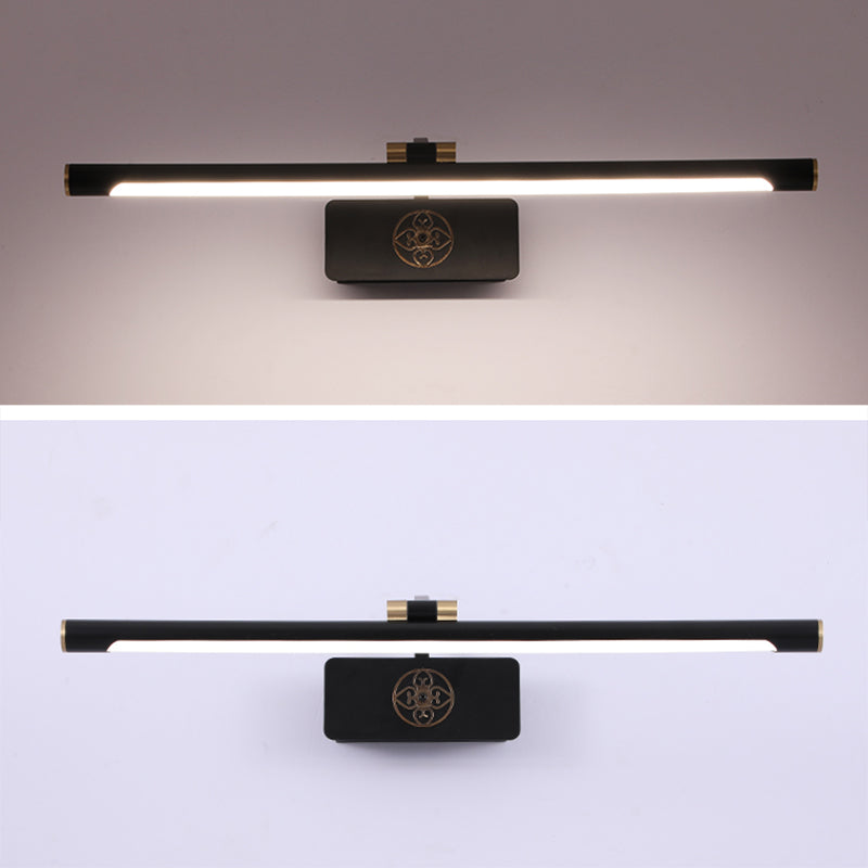Moderne minimalistische stijl buizen muur gemonteerd ijdelheid lichten metaal 1 licht ijdelheid verlichting ideeën voor badkamer