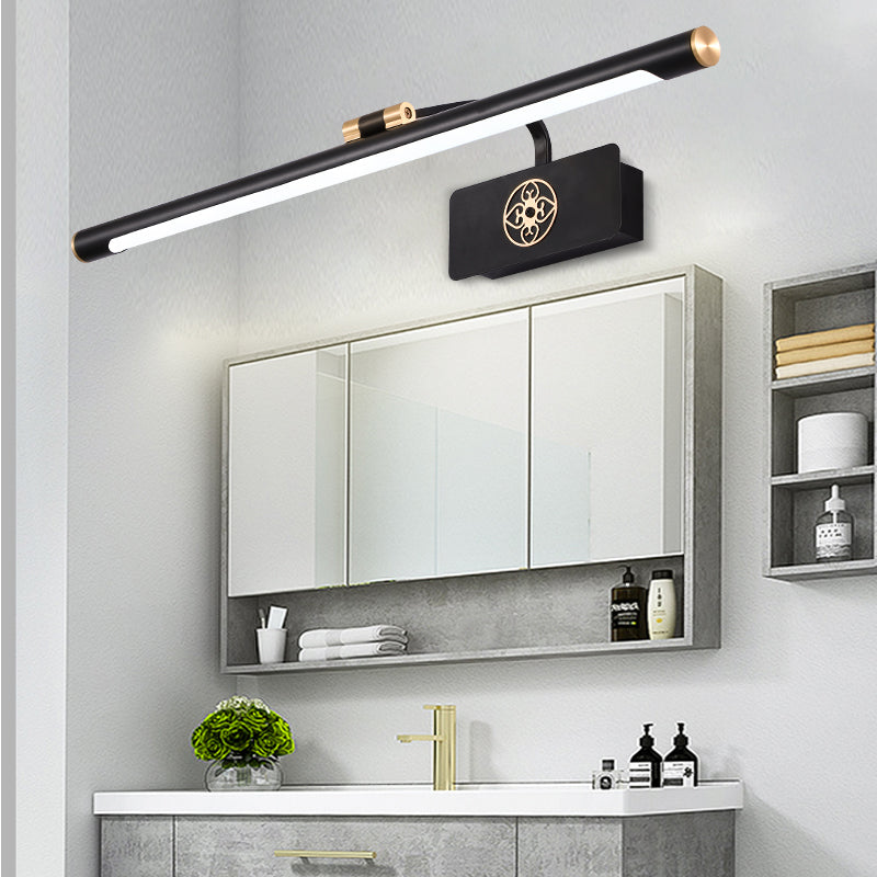 Moderne minimalistische stijl buizen muur gemonteerd ijdelheid lichten metaal 1 licht ijdelheid verlichting ideeën voor badkamer