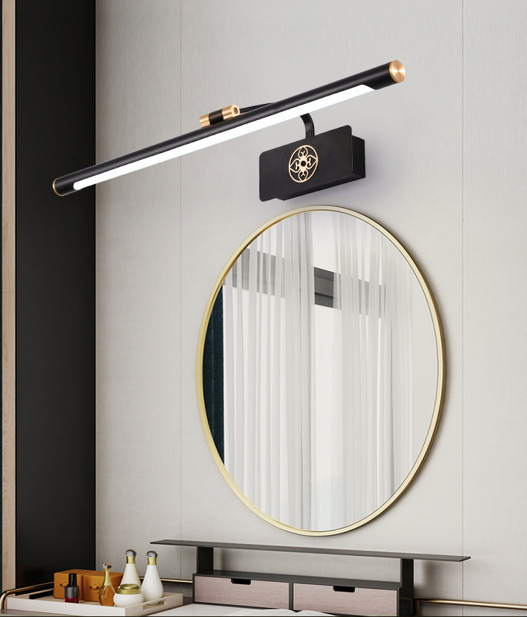 Moderne minimalistische stijl buizen muur gemonteerd ijdelheid lichten metaal 1 licht ijdelheid verlichting ideeën voor badkamer