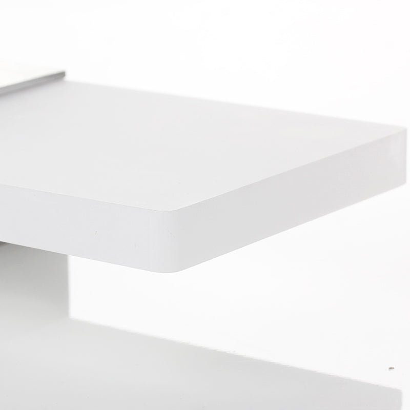 Lampada da parete per tonalità rettangolare in alluminio modernista Light Sconce a 1 luce per camera da letto