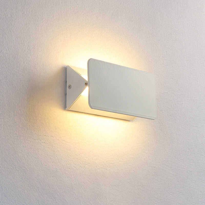 Lámpara de pared de aluminio de 1 luce de pared de rectángulo LED simple moderno para sala de estar para sala de estar