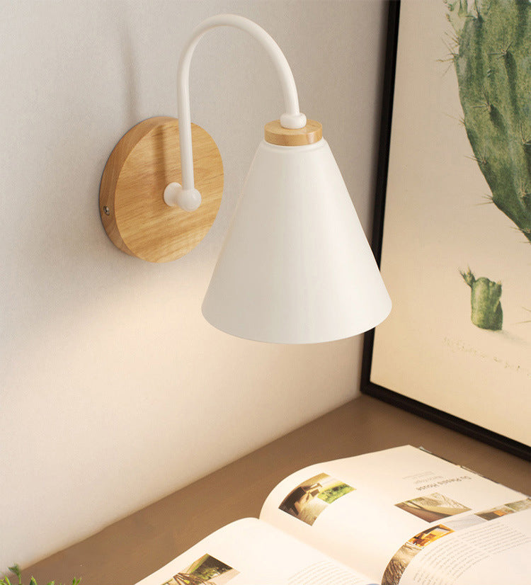 Verjüngte Wandlampen Ultra-moderne Holzwandleuchten für Schlafzimmer