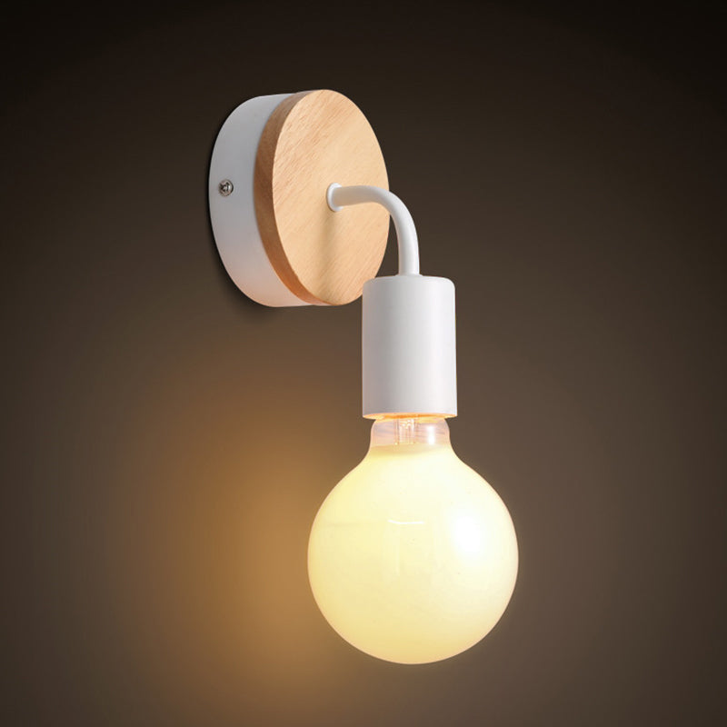 Lampade a parete per lampadina nuda Lampade a parete Ultra-Modern Wall Sconce Lighting per camera da letto