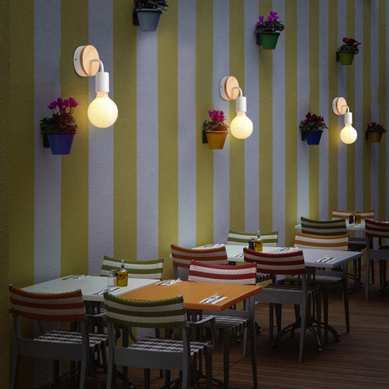 Lampade a parete per lampadina nuda Lampade a parete Ultra-Modern Wall Sconce Lighting per camera da letto