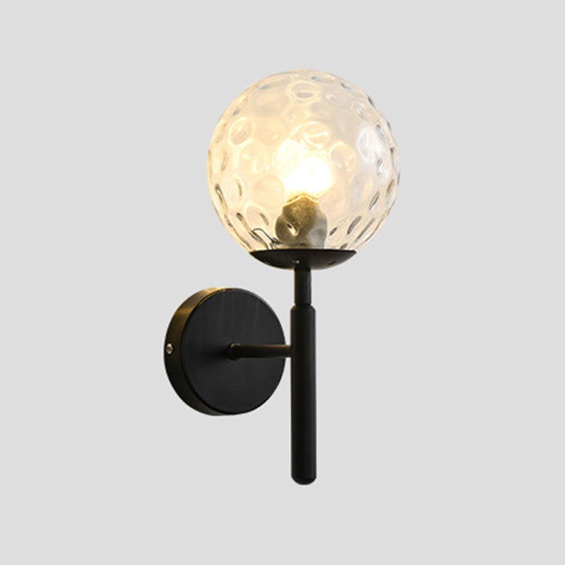 1 luminaire luminaire mural en verre clair