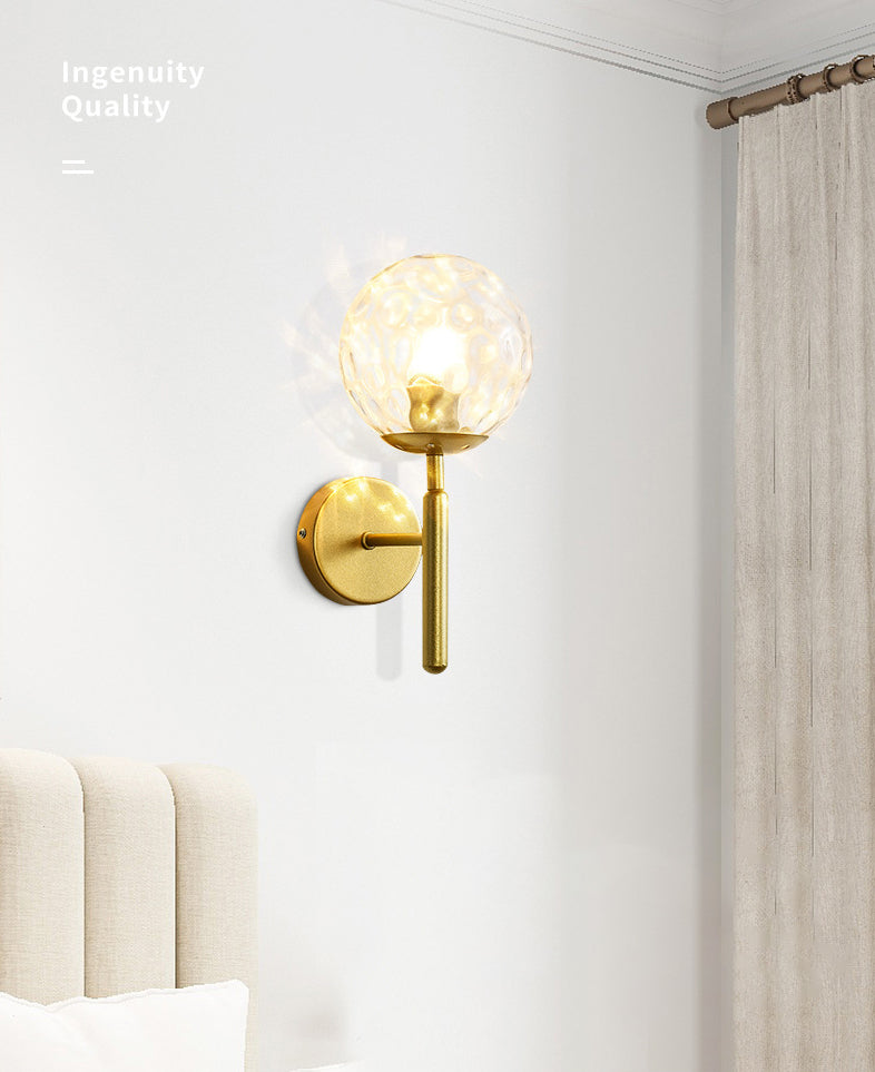 1 luminaire luminaire mural en verre clair