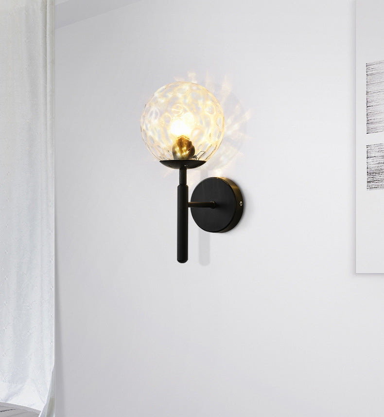 1 luminaire luminaire mural en verre clair