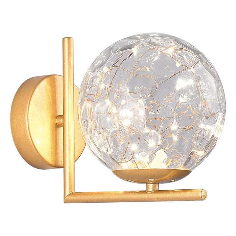 1 luminaire mural en verre clair