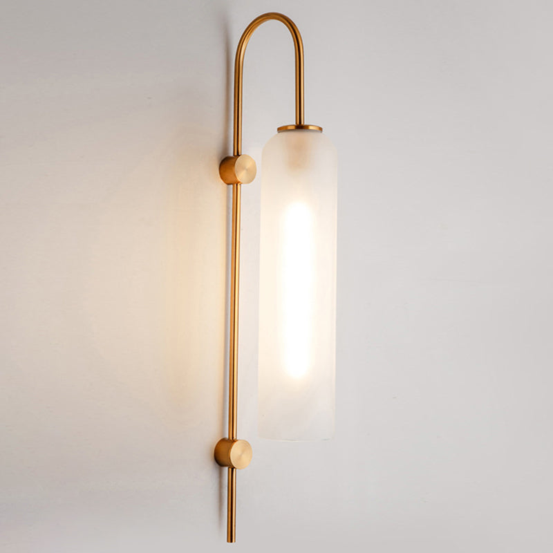 Ultra-modern Cylinder Wall Mount Lighting Glass Wall Mounted Light Fixture for Living Room