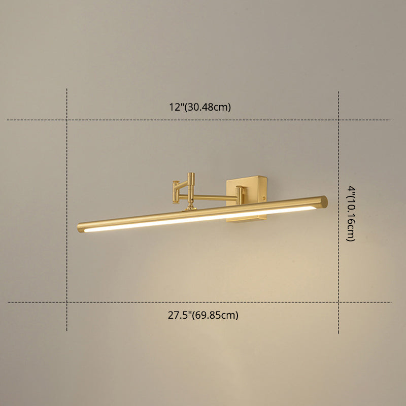Moderni tubi in stile minimalista Luci da vanità montate a parete con il bagno