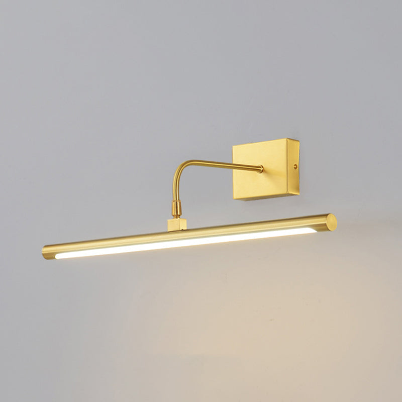 MODERNO MODIALE LUMI LINEAR LINEA LUCI DI VANITÀ DI VAITÀ IDEE LIMINE DELLA parete di rame per il bagno