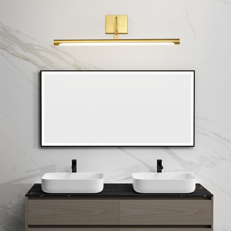 MODERNO MODIALE LUMI LINEAR LINEA LUCI DI VANITÀ DI VAITÀ IDEE LIMINE DELLA parete di rame per il bagno