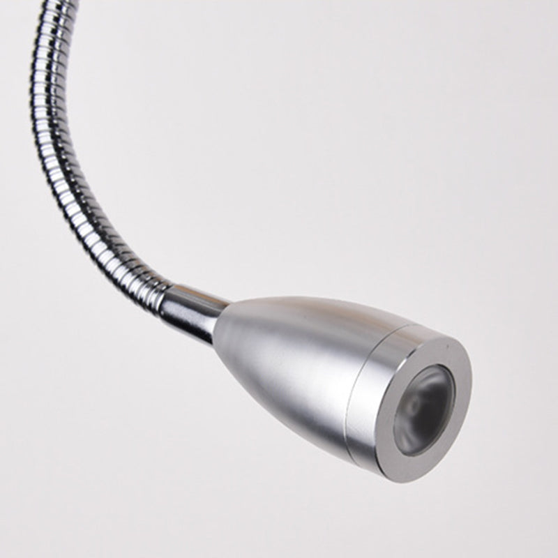 Ovale glazen schaduw eenvoud wandlamp verstelbaar spotlight design moderne stijl led bedmeting leeslicht met houten basis