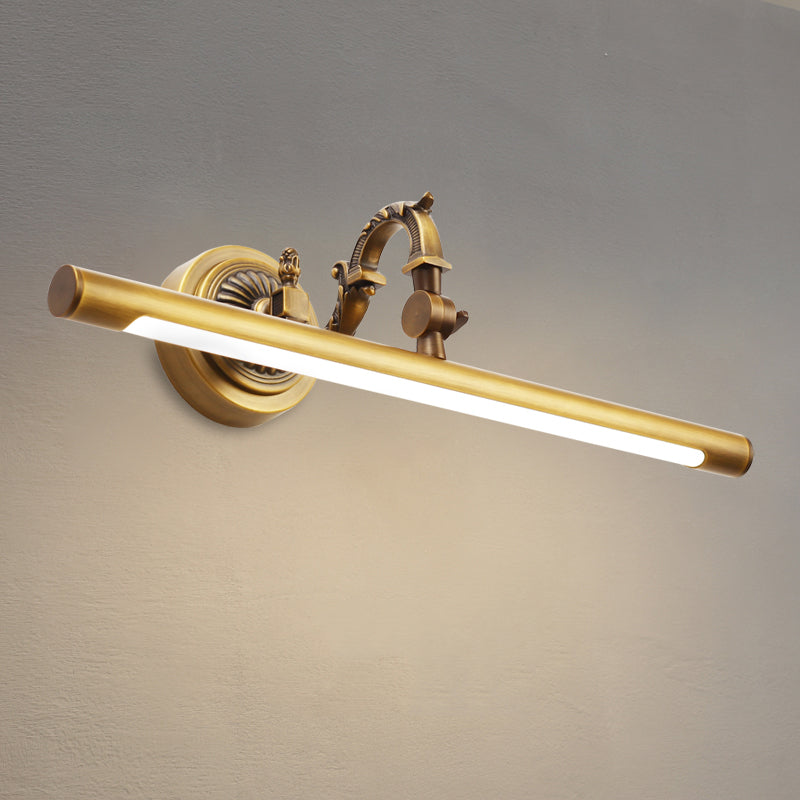 Fidutri di illuminazione da vanità a parete di lussuoso a parete di lusso di metà secolo per il bagno