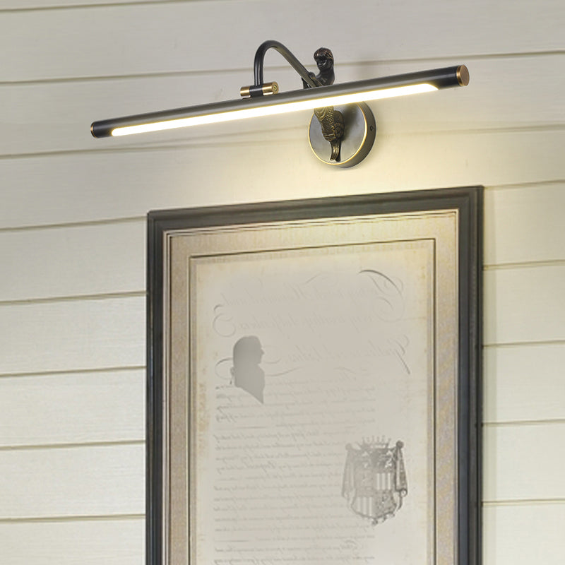 Moderne minimalistische stijl buizen ijdelheid muur verlichtingsarmaturen koper 1 licht wand gemonteerde ijdelheid lichten voor badkamer