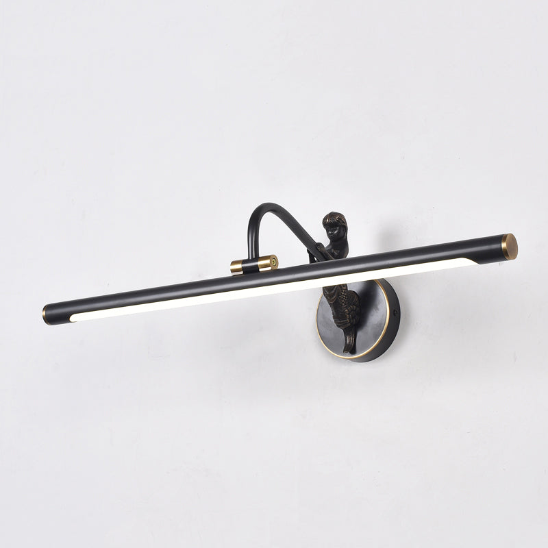 Moderne minimalistische stijl buizen ijdelheid muur verlichtingsarmaturen koper 1 licht wand gemonteerde ijdelheid lichten voor badkamer