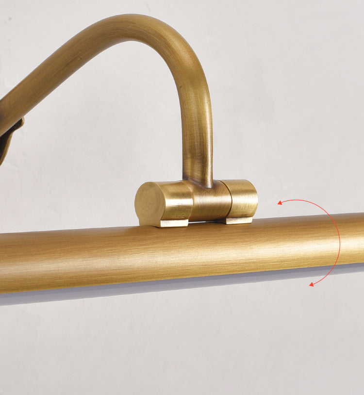 Moderne minimalistische stijl buizen ijdelheid muur verlichtingsarmaturen koper 1 licht wand gemonteerde ijdelheid lichten voor badkamer