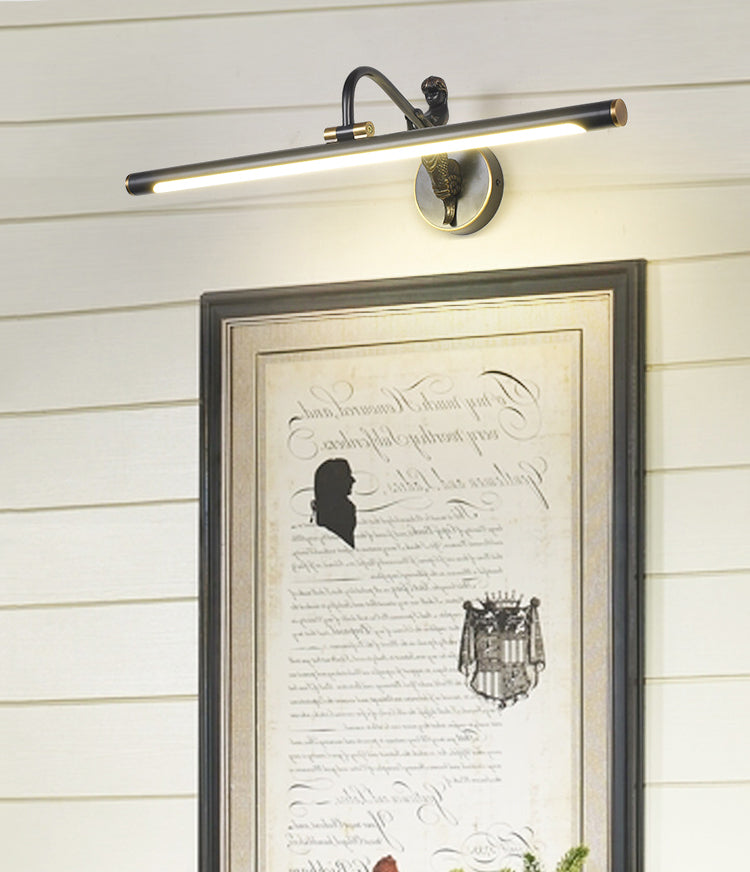 Moderne minimalistische stijl buizen ijdelheid muur verlichtingsarmaturen koper 1 licht wand gemonteerde ijdelheid lichten voor badkamer