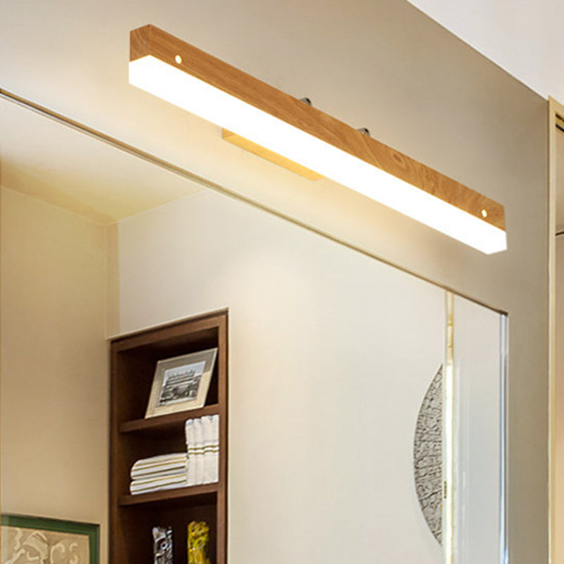 Applexion murale moderne LED LED BOIS LUMIÈRE MIRMOIR LEILLE