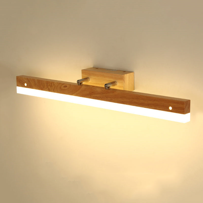 Luz de espejo de espejo de baño de madera de luz LED de LED de LED de LED de LED de LED de LED