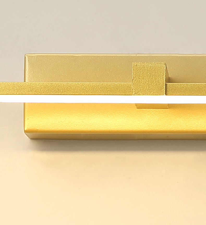 Modern Light Luce Luxury Style Linear Light Montate Vanity Lights Wall Sconce Lighting in Gold Finish