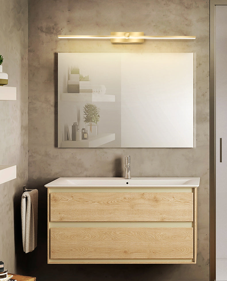 Modern Light Luce Luxury Style Linear Light Montate Vanity Lights Wall Sconce Lighting in Gold Finish