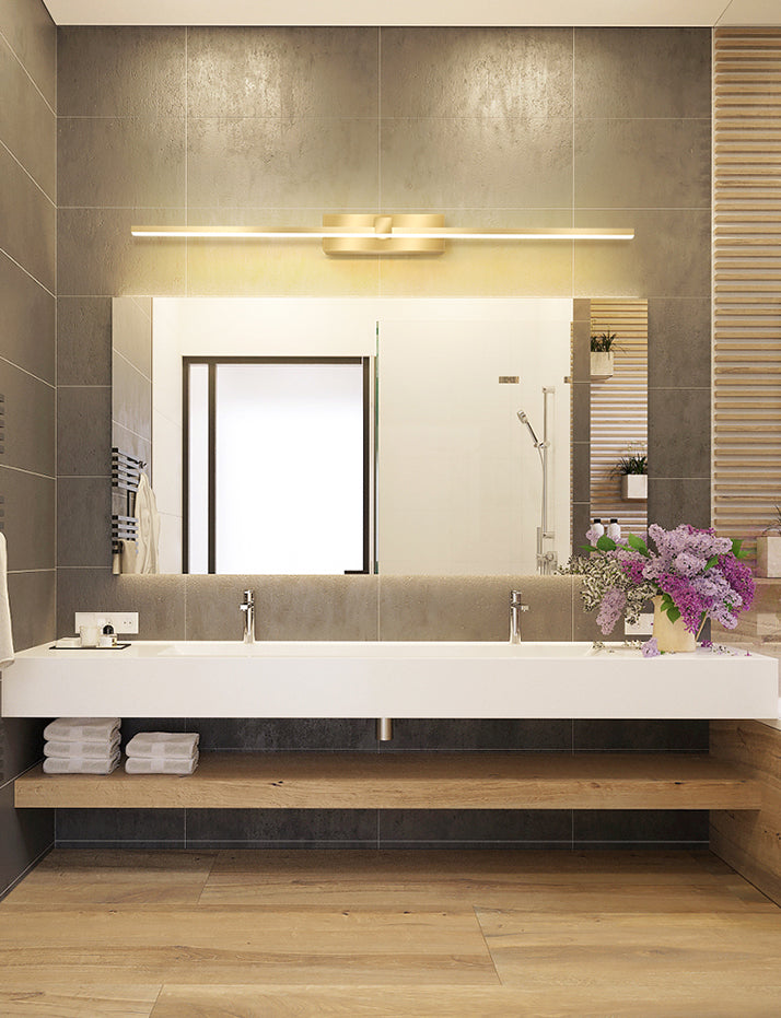 Modern Light Luce Luxury Style Linear Light Montate Vanity Lights Wall Sconce Lighting in Gold Finish