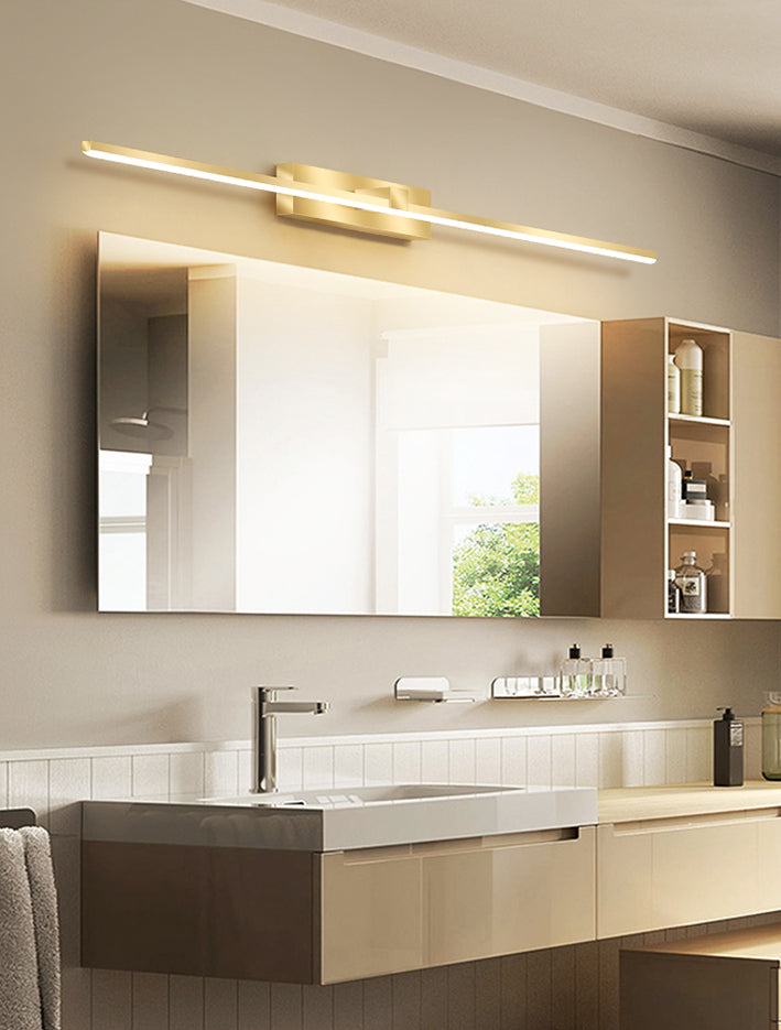 Modern Light Luce Luxury Style Linear Light Montate Vanity Lights Wall Sconce Lighting in Gold Finish