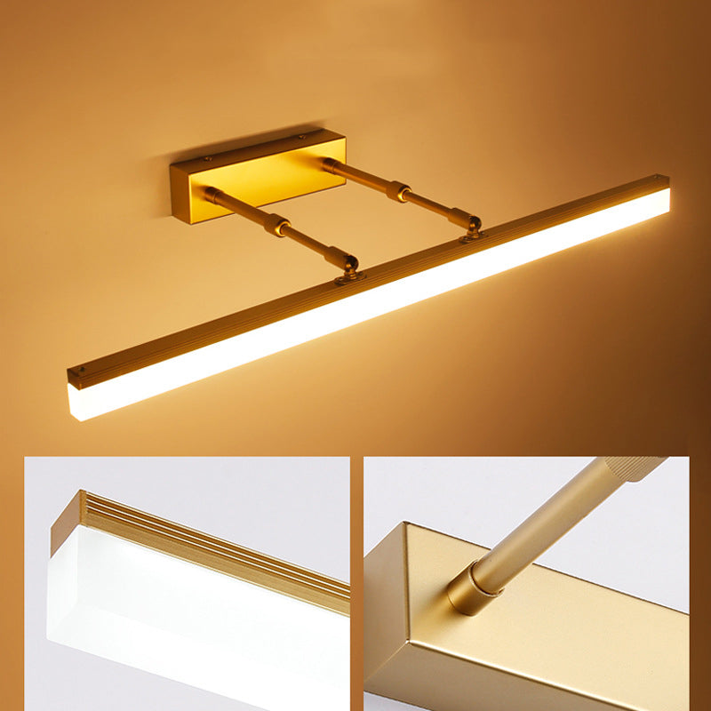 Miroir mural réglable Lumière Vide intérieure Lumière Lumière de chambre à coucher