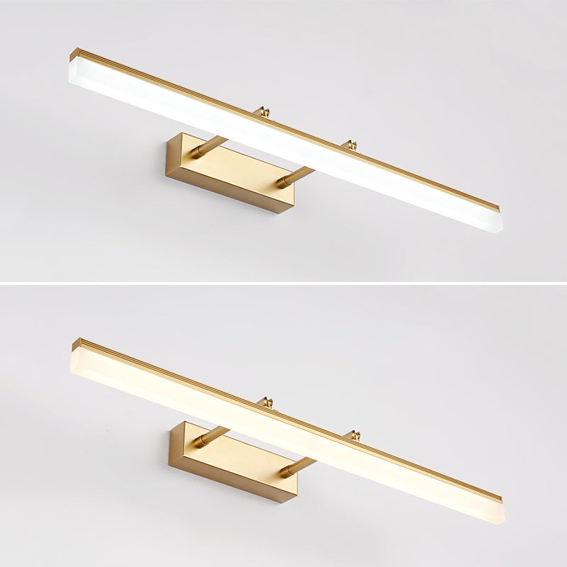 Miroir mural réglable Lumière Vide intérieure Lumière Lumière de chambre à coucher