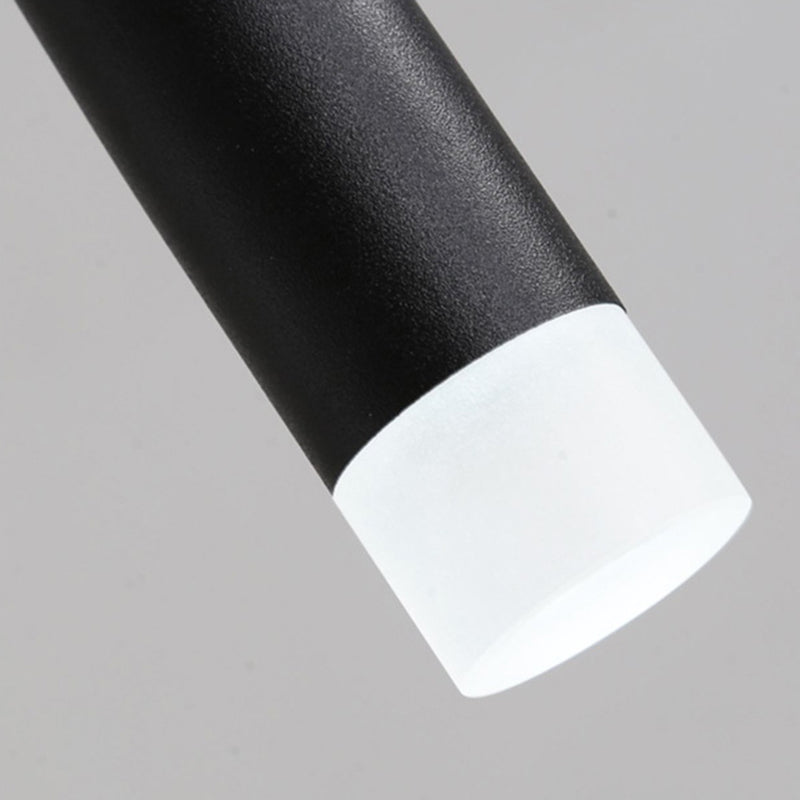 Spiral Hanging Light Fixtures Modern Simple Acrylic Ceiling Pendant for Stairwell