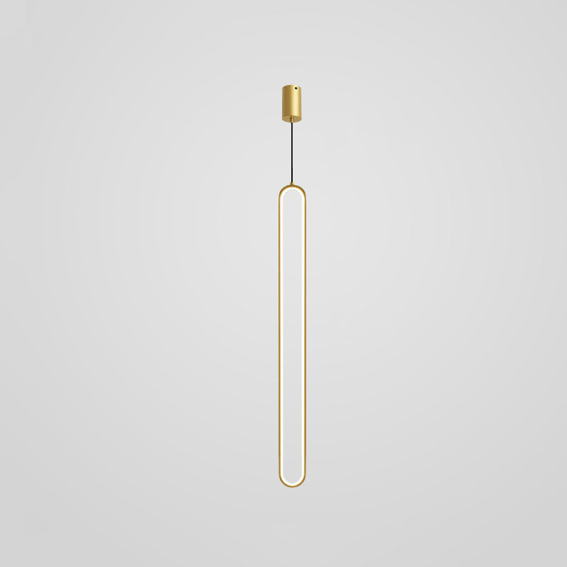 Aluminium -LED LED Linear anheizt Licht im modernen kreativen Stil Kieselgel Deckenleuchte für Wohnzimmer