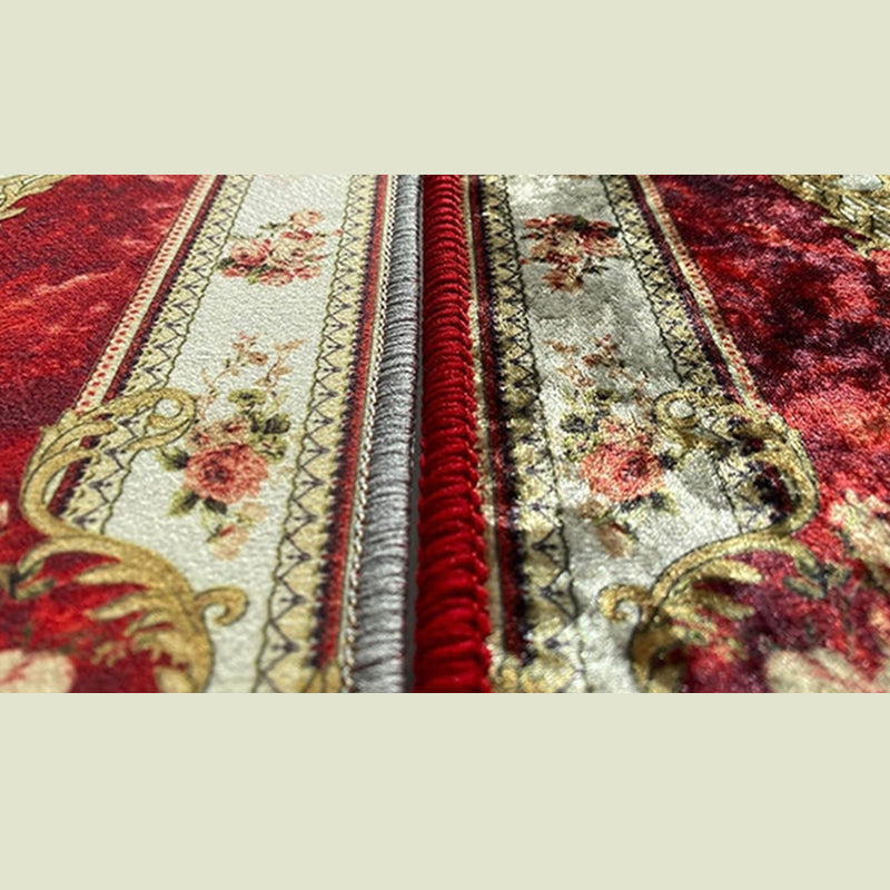 Dark Color Chinese Area Carpet Polyester Animals Printing Indoor Rug Easy Care Carpet for Living Room