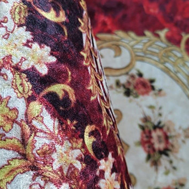 Dark Color Chinese Area Carpet Polyester Animals Printing Indoor Rug Easy Care Carpet for Living Room