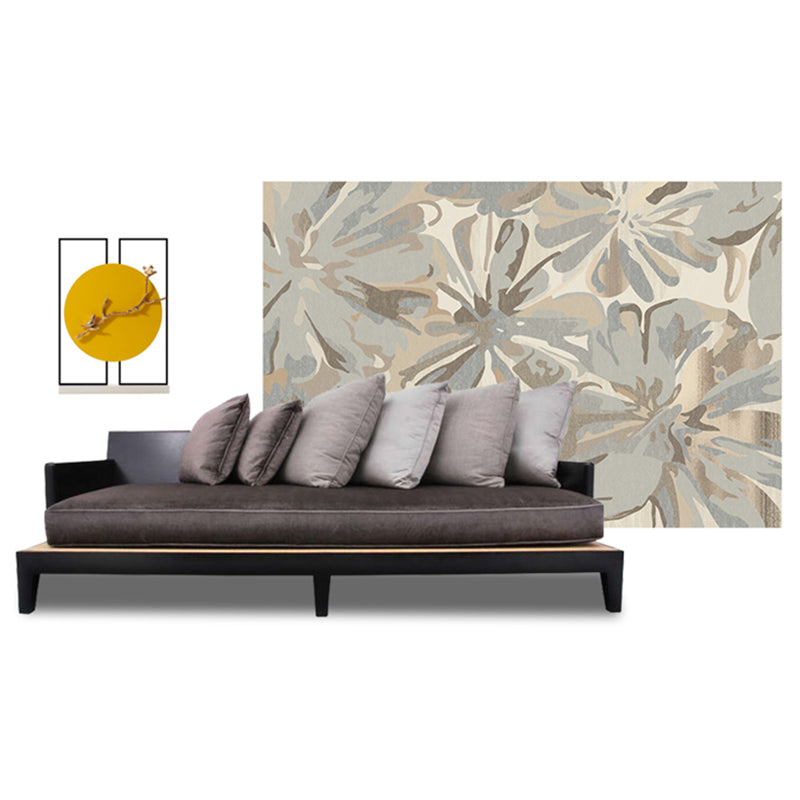 Tapis imprimé à l'encre orientale, couleurs mélangées, en Polyester, avec envers antidérapant, pour la décoration de la maison