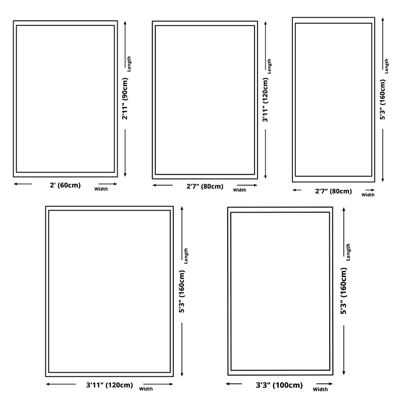 Multi-Color Contemporary Area Rug Simple Watercolor Printed Indoor Rug Polyester Friendly Washable Carpet for Home Decoration