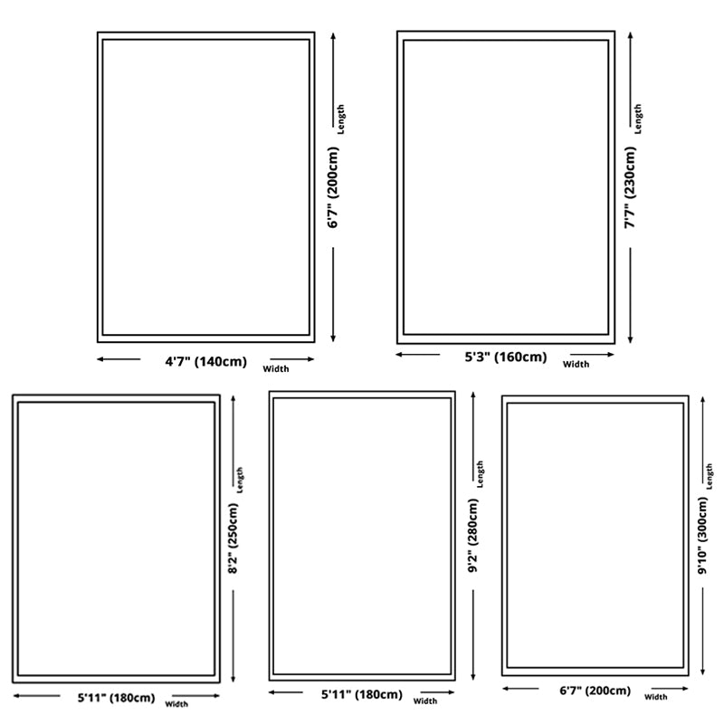 Multi-Color Contemporary Area Rug Simple Watercolor Printed Indoor Rug Polyester Friendly Washable Carpet for Home Decoration