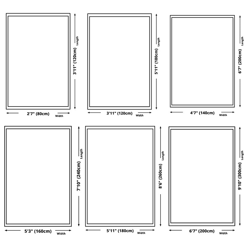 Multicolor Chinoiserie Area Carpet Polyester Ink Effect Indoor Rug Anti-Slip Backing Carpet for Living Room