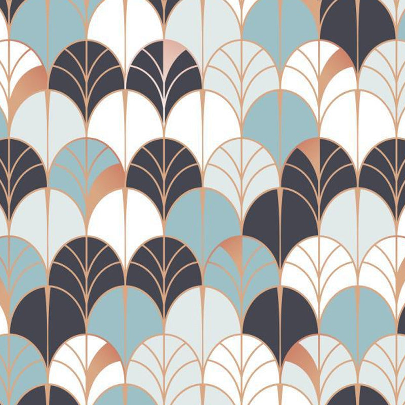 Unverwechselbarer, farbenfroher, moderner Teppich mit Funky-Geometrie-Muster für den Innenbereich, Polyester-Teppich mit rutschfester Rückseite für die Inneneinrichtung